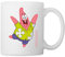 Spreadshirt The Patrick Star Show Glücklicher Patrick Tasse, One size, Weiß