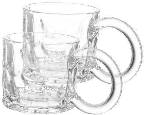 Cabilock Tassenset Isolierte Geprägte Glasbecher Stilvoll Für Kaffee Tee Wasser Büro Zuhause Hotel Mit Design