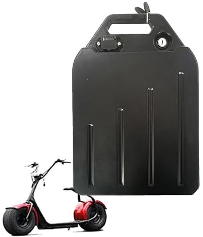 JHKJ 60-V-Lithiumbatterie, 12 Ah, 15 Ah, 18 Ah, 20 Ah, 30 Ah, 35 Ah, Lithium-Ionen-Batterie für 700 W, 1200 W, 1700 W, 2100 W Motor-Kits, 60 V eingebaute Lithiumbatterie mit Ladegerät,60v35ah