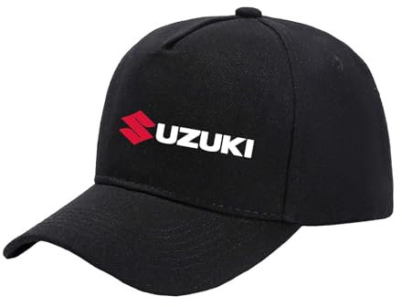 UZVKAVJP Sportliche Dad-Mütze Für SU.ZU.K.I Verstellbare Performance Mütze Für Herren Und Damen Baseball Cap Einfarbige Trucker Mütze Bedruckte Snapback Mütze-HeiS||One Size
