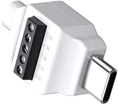 SueaLe USB Typ C Männlich Bis 5pin/4Pin Klemme Lötloser Stecker Für Schnelle Verkabelung Und Reparatur Von Geräten Nur 65W Aufgeladen