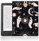 DOODLREAM Celestial Divination Pattern Kindle Sleeve for 6-7 Kindle, Sun and Moon E-Reader Case with Button Closure, Waterproof Memory Fabric Double-Sided Printed E-Book Cover for Screen Protection