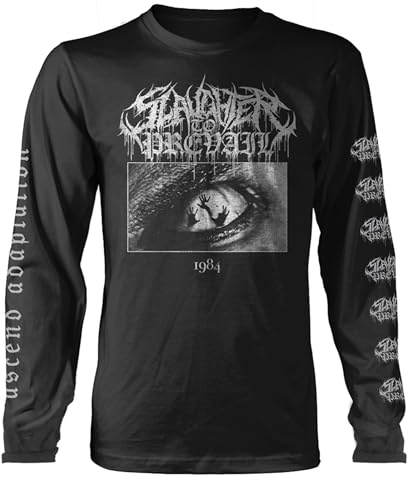 Plastic Head Slaughter to Prevail '1984' Black Long Sleeve Shirt (UK, Alpha, XL, Regular, Regular, Black)