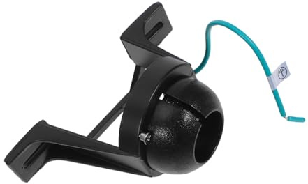 Staffa in Ferro per Ventilatore da Soffitto, Tetto Inclinato, Nero, Giunto | Base Sicura Viti e Accessori Inclusi, Montaggio Domestico, Supporto Flessibile per Soggiorno