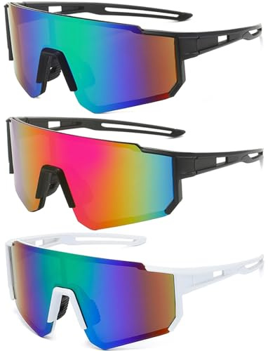 MUSELK Sport Sonnenbrille Herren Damen Fahrradbrille Sunglasses Polarisierte Sonnenbrille für Outdooraktivitäten MTB Rennrad Radfahren Biking Ski Sonnenbrille mit UV400