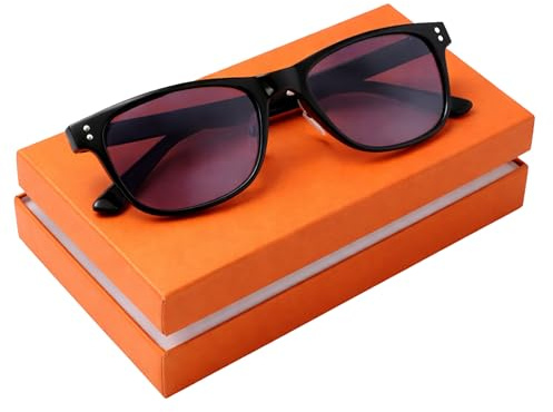 SILAC - 7855 - Sonnenbrille mit Sehstärke für Damen und Herren | Modernes Polycarbonat-Design – Getönte Gläser Kat. 3 UV400 – Flexbügel – Dioptrien +1,00 bis +3,50