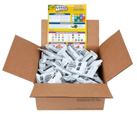 Crayola Model Magic - White (75ct), 1oz Modeling Clay Alternative, Molding Air Dry Clay for Kids, Spring Craft Supplies