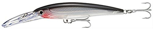 Rapala - X-Rap Magnum Angelköder - Angelzubehör mit großer Tauchschaufel - Salzwasser Spinnköder- Lauftiefe 6m - Fischköder 14cm, 46g - Hergestellt in Estland - Glass Ghost UV