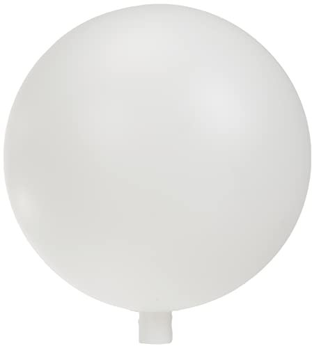 RAYHER HOBBY Rayher 3913200 Plastik-Kugeln mit Hals, 140 mm ø, Weiß
