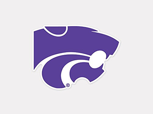 Wincraft NCAA Kansas State University 59661011 Perfekter Schnitt Farbe Aufkleber, 4 x 4, schwarz
