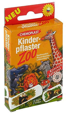 Wundmed Kinderpflaster Zoo 2 Größen,10St