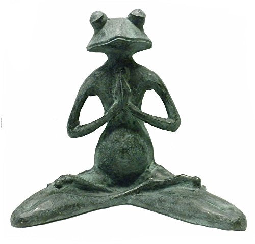 SPI Home Meditierender Yoga Frosch Garten Skulptur 50791