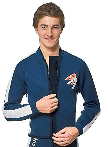 Ascan Unisex Neoprenanzug Hose oder Jacke 2,5 mm lang, Ausführung:Bolero (Jacke), Größe:50 (herren)