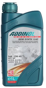 ADDINOL SEMI SYNTH 10W-40 A3/B4Motorenöl, 1 Liter