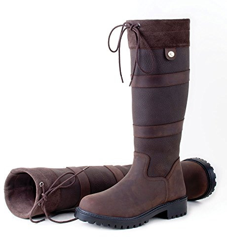 Rhinegold Unisex Boot-4 37-brown Rhinegold Elite Brooklyn Boot 4 37 Brown, Brown, Size EU37 UK
