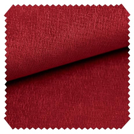 novely® ISSUM - Samtweicher Chenille-Möbelstoff - Sehr Robuster Polsterstoff - Pflegeleichte Meterware 1lfm | Farbe: 13 Dunkelrot