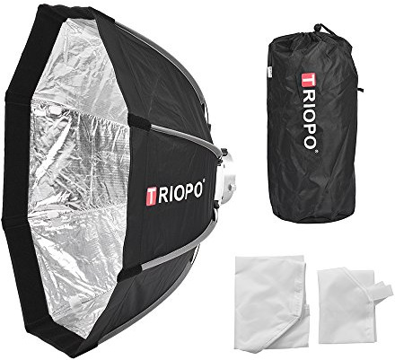 Triopo Bowens monture boîte à lumière octogonale 65 cm diffuseur de lumière pour stroboscope Studio COB éclairage Portrait mariage photographie commerciale