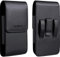 Yuzihan Premium Leather iPhone Case - Fit for iPhone 13 Mini, 12 Mini, SE 2020, 8, 7, 6S, 6 - Defender, Protective, Hybrid Armor, Battery Case with Belt Clip Loop