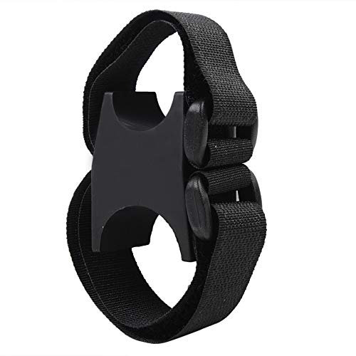 Soporte de Montaje de antorcha de Bicicleta, Soporte de Linterna de Bicicleta Soporte de Clip Universal de antorcha LED táctico con Correa Adhesiva