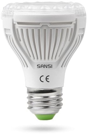 SANSI Lampadina LED per Piante da Interno a Spettro Completo, 10W (100W Equivalente) E27 Lampada Coltivazione per Piante Semina, Crescita, Fioritura, Fruttificazione