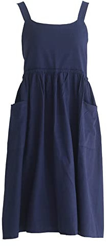 Nanxson Apron Protective Clothing Workwear Cotton Linen Plain Cotton Men's Women's Cleaning Housework Button Adjustment Cute Kitchen Fashionable Women's Flower ShopCFL0002