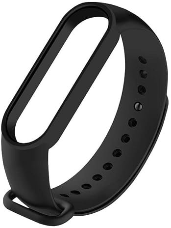 Todotumovil Correa de recambio para Xiaomi Mi Band 3. Pulsera de silicona de reloj inteligente Color Negro