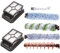 vhbw Set di 7 accessori compatibile con Bissell Crosswave 2588N aspirapolvere