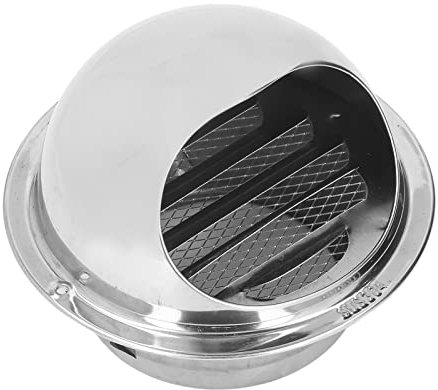 Grille D'aération de 4 Pouces en Acier Inoxydable à Mailles Fines, Grille de Ventilation Résistante aux Intempéries pour Sèche-linge, Salle de Bain et Hotte Aspirante (110 mm/4,3