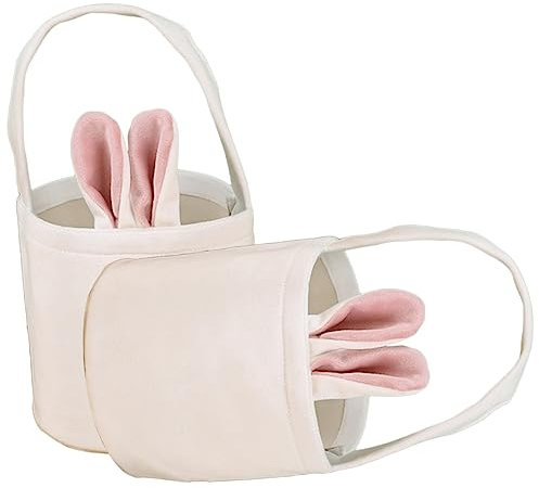 PRETYZOOM 2 Piezas bolsa de regalo de Pascua bolsas pequeñas para regalos bolsas de golosinas para fiestas cesta de personalizada canasta para niños bolsas de bocadillos Paño bolso