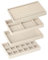 Domkan Schmucktablett,Schmuck organizers,Schmuckaufbewahrung schublade, Schmuckeinsatz für Schubladen,Schmucktablett Stapelbar,Zum Aufbewahren und Präsentieren (beige)