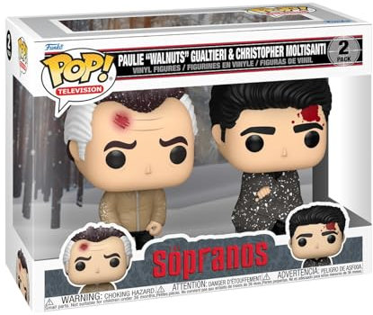 Funko POP! TV: The Sopranos – Paulie & Christopher 2 Pack - Collectable Vinyl Figure - Gift Idea - Official Merchandise - Toys for Kids & Adults - TV Fans - Model Figure for Collectors