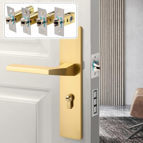 Mortice Door Tubular Latch, Forked Design, Easy Installation, Multiple Sizes Available (35mm)