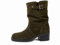 OSVALDO PERICOLI Stivali Donna Biker in Camoscio Verde, Tacco Basso, Suola Antiscivolo, BIKER1