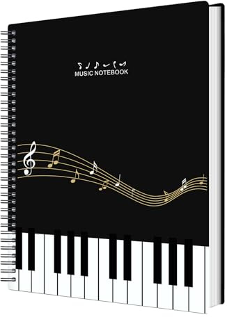 Irich A4 60 Fächer/120 Seiten Notenmappe für Notenblätter,A4 Music Sheet Chormappe für Musikpartitur,Papier, Kunstwerke, Gemälde,Akten