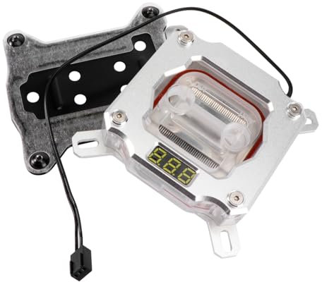 DOITOOL Cpu Water Block for Digital Temp Display Water Cooling Cpu Cooler Motherboard Synchronization