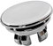 Couvercle de trop-plein pour lavabo de salle de bain, anneau décoratif pour lavabo, double couche, robuste, 22 à 24 mm, cache de trop-plein rond pour lavabo