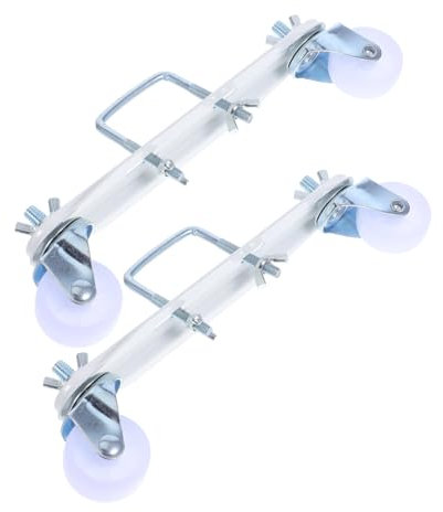 Mobestech 1 Paar Heizkörperrollen mit Stabiler Halterung Räder für Einfache und Unterstützung von Elektroheizungen für Radiatoren und Ölheizgeräte