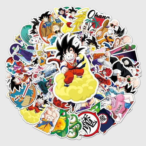 50 Stück PVC-Wasseraufkleber – Kreative Graffiti-Cartoon-Aufkleber für Kinder – Deko für Skateboards, Koffer, Laptops – Selbstklebende Stickers
