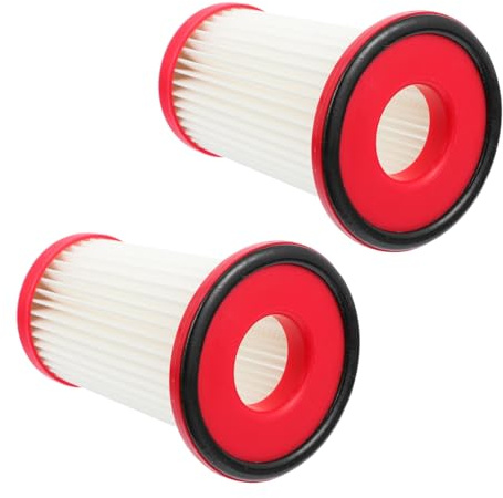 Hemobllo 2 pezzi Filtro di Ricambio per Aspirapolvere Cordless Filtro Hepa Riutilizzabile e Lavabile Collettore Polvere Facile da Installare e Sostituire per Pulizia Efficiente