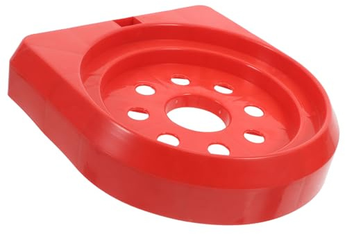 WHAMVOX Porta Estintore da Terra in Plastico Rosso per Estintore 3-8kg, Supporto Robusto Multifunzionale per Uso Domestico e Automotive Base Antiscivolo