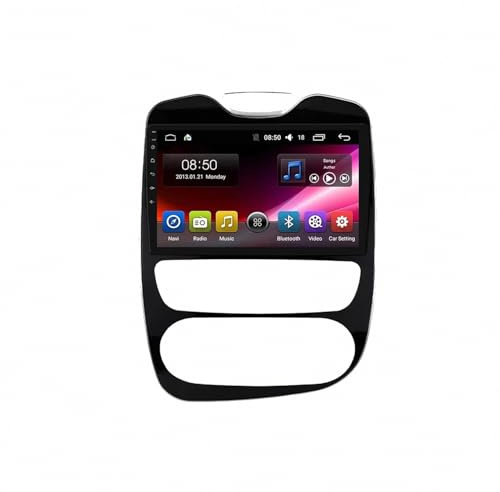 2 Din Android Radio Bluetooth per Renault Clio 4 2016-2019 9 Inches Android 15 Auto Display Steering Wheel Controls Per, 4 Core 2G+32G