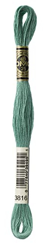 DMC 6-Strand Embroidery Cotton Floss, Celadon Green