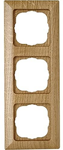 Kopp Milano Marco para interruptor triple, color: roble, 306730069