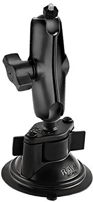 RAM-B-166-379 Twist Lock Suction Cup Mount with 1 Tough-Ball™ with Male Camera Thread