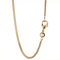 NKlaus 60cm Panzerkette Messing Vergoldet elegante Halskette filigrante Breite 1,4mm Collier 3,1g schwer 5513