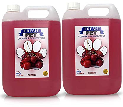 FRESH PET URINE SMELL ODOUR REMOVER 2 x 5L - TRADE Chem (CHERRY)