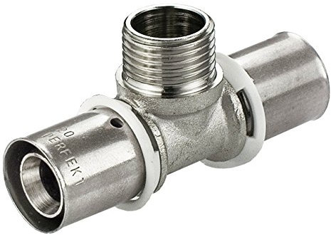 Markenlos Pressfitting T-Stück AG Aluverbundrohr U-Profil (20x1/2 x20)