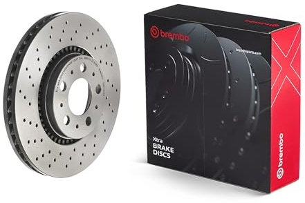 BREMBO 09.9130.1X 2x Bremsscheiben Vorne Ø305mm gelocht/innenbel. Kompatibel mit VOLVO V70 II 285 272404 2724045 274170