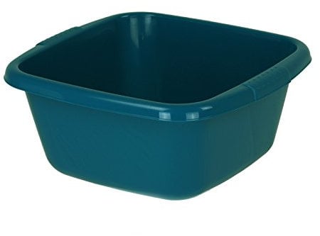 Curver Kunststoffschüssel 14L 39x37x17cm blau Schüssel Plastik Waschschüssel Schale quadratisch Behältnis