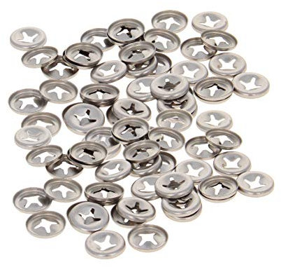 Othmro 100 Stück Starlock-Unterlegscheiben, 3 mm ID, 10 mm OD, Push-On-Lock-Unterlegscheiben, Clips, Verschluss, Edelstahl-Zahnverriegelungsscheiben für Maschinenausrüstung, industrielle Produktion